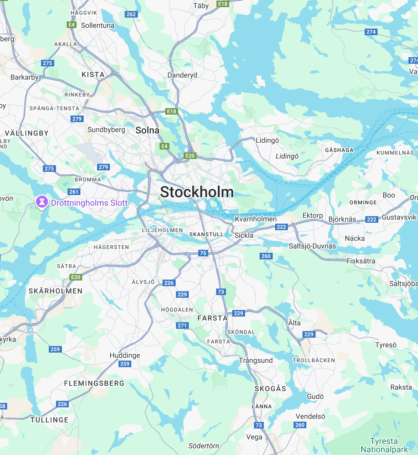 Stockholm Map